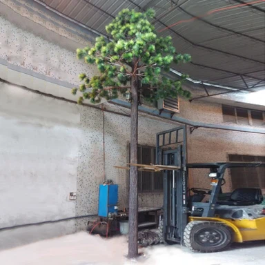 شجرة الصنوبر الإضاءة الاصطناعية